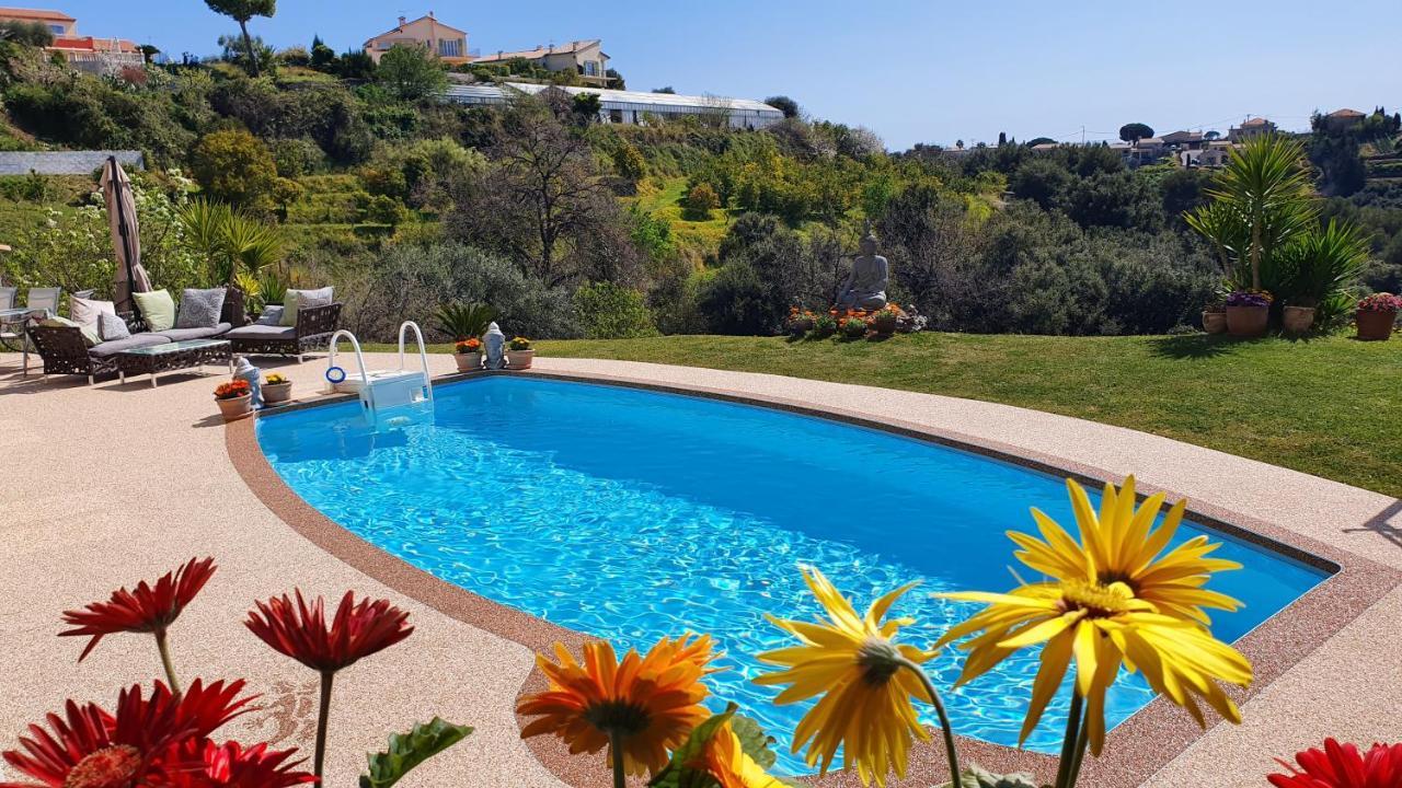 Studio-Mezzanine Dans Villa Cagnes-sur-Mer Kültér fotó