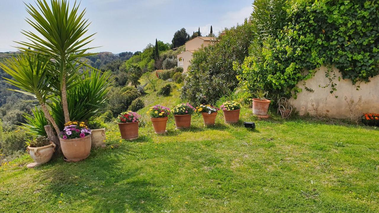 Studio-Mezzanine Dans Villa Cagnes-sur-Mer Kültér fotó